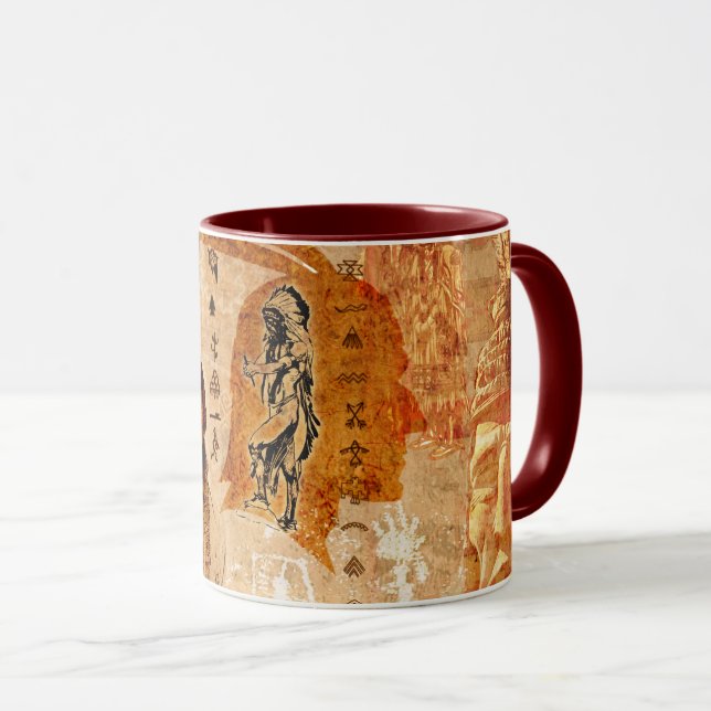 Caneca Native American Impressions Mug (Frente Esquerda)