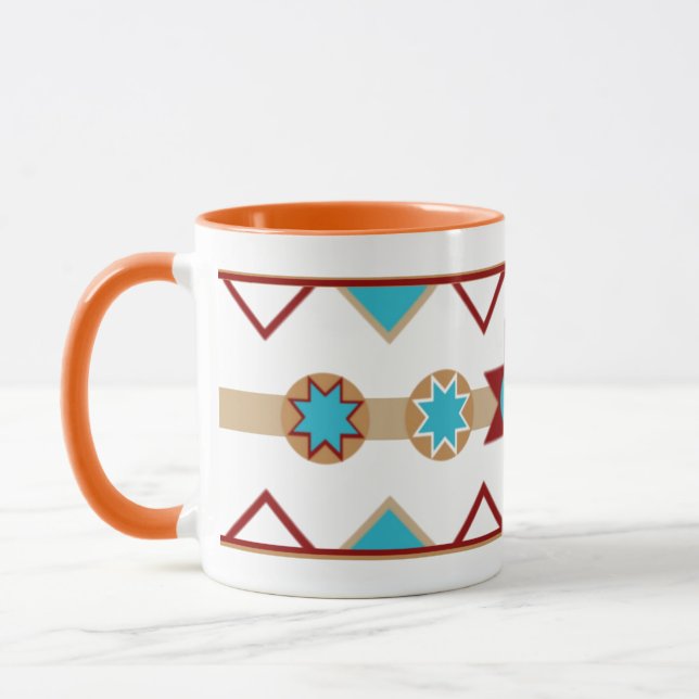Caneca Native American Pattern Mug (Esquerda)
