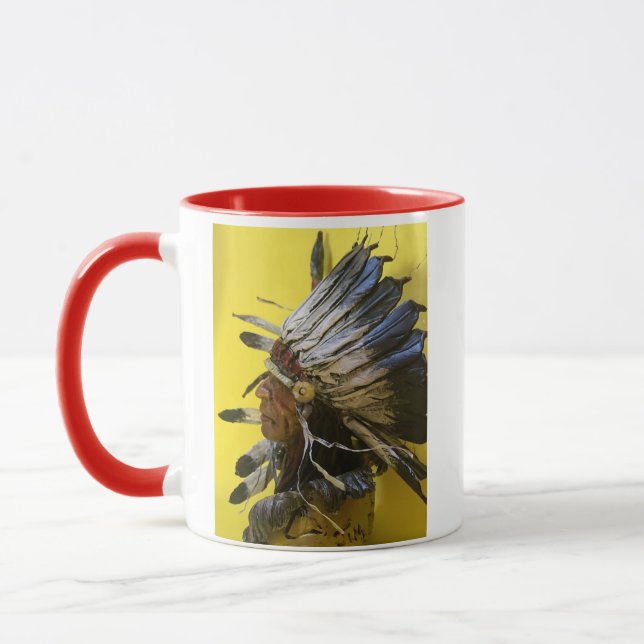 Caneca Native "Kiowa" morning sky original art (Esquerda)