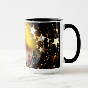 Caneca Natividade Cena Crítica Virgem Maria Criança Est