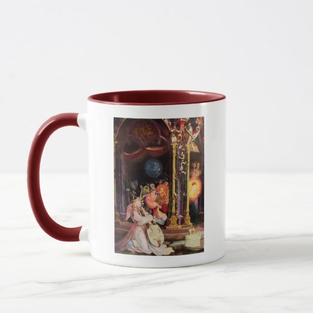 CANECA NATIVIDADE COM ANJOS - MÁGICA DO NATAL (Esquerda)