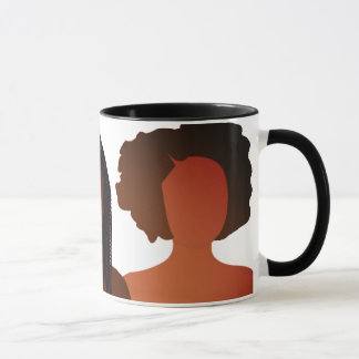 Caneca natural do cabelo