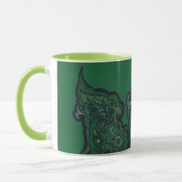 Caneca Nature Meets Geometry Mug