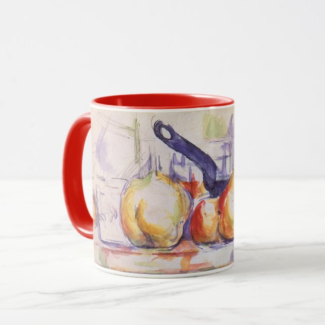 Caneca Nature-Morta com Panela por Paul Cezanne (Frente Esquerda)