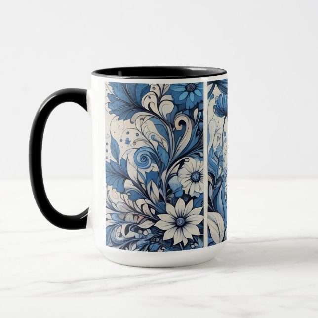 Caneca Natureza Azul (Esquerda)