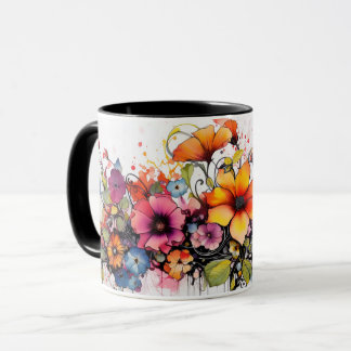 Caneca Natureza Colorida do Jardim Botânico da Flor Vibra