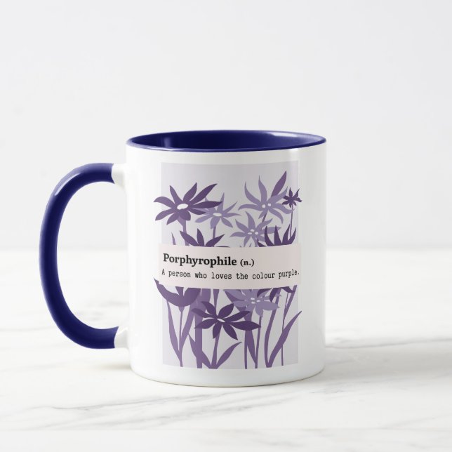 CANECA NATUREZA DA FLOR DA ROPULAGEM PORFIRROFÍLICA (Esquerda)