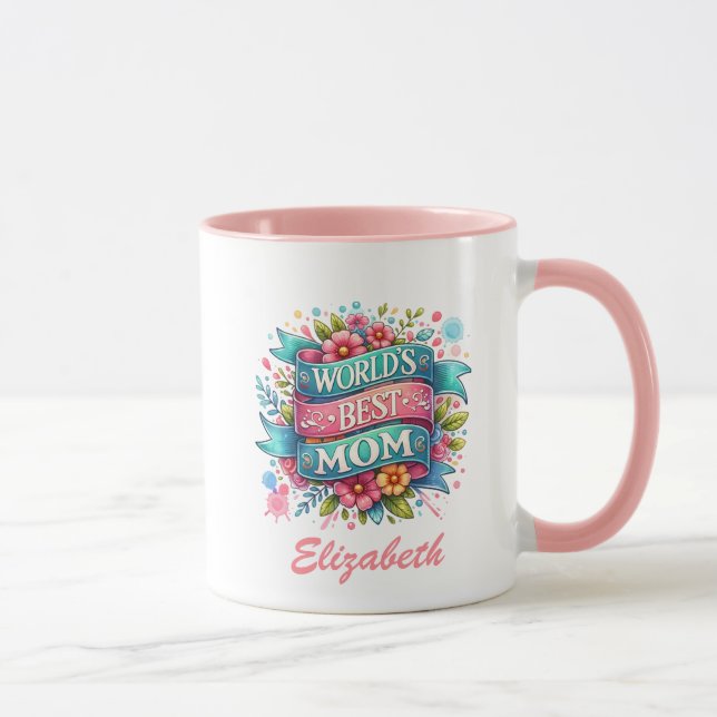 Caneca Natureza do dia de as mães Amplia Personalizada Fl (Direita)