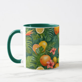 Caneca natureza laranja-limão