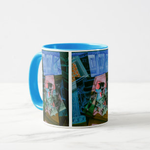 Caneca Natureza Morta Diante de uma Janela Aberta por Jua