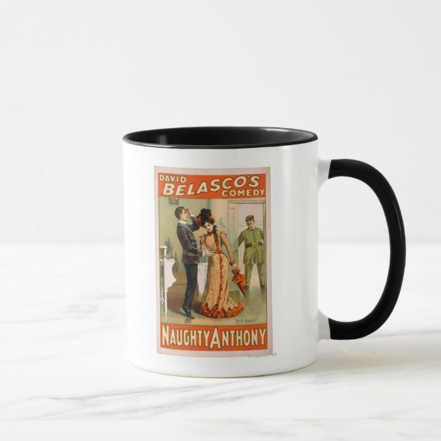 Caneca Naughty Anthony, Poster de Teatro De Novamente (Direita)