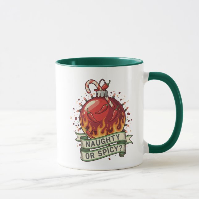 Caneca Naughty or Spicy Design Mug (Direita)
