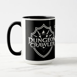Caneca Navegador de Masmorra Personalizado Preto