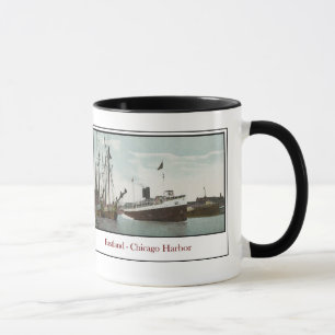 Caneca Navio a vapor Eastland - Chicago Harbor