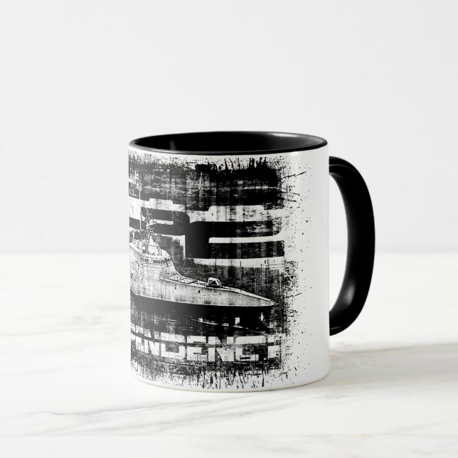 Caneca Navio de combate Litoral Independence Mug (Frente Esquerda)
