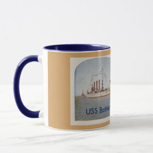 Caneca Navio de guerra Ohio de USS (BB12)