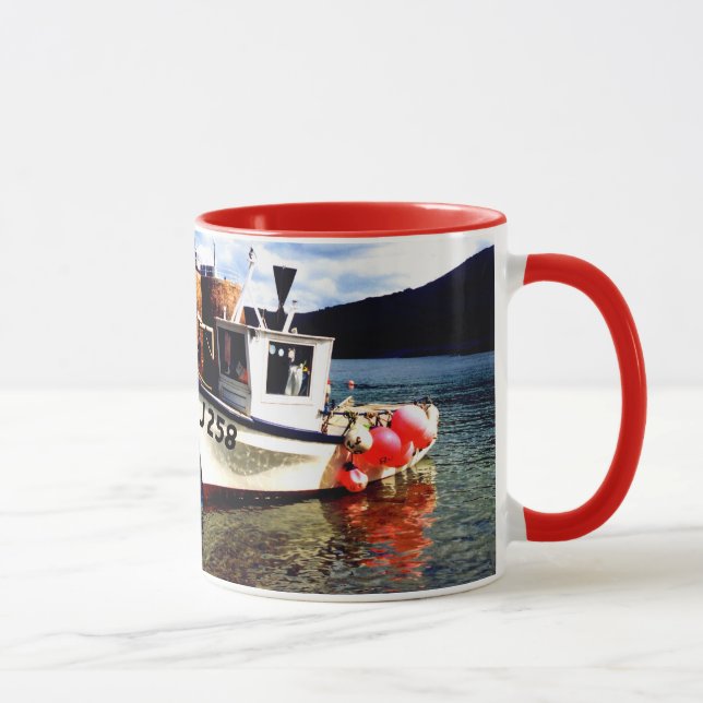 Caneca Navio de pesca em Jersey (Direita)