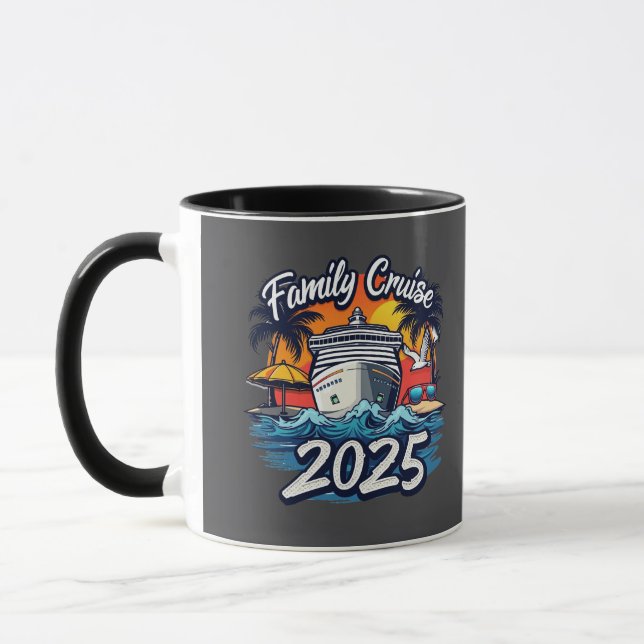 Caneca Navio de Tripulação Familiar Cruise 2025 (Esquerda)