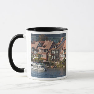 Caneca Navio de turismo em Little Veneza e Rio Regnitz