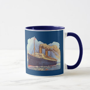 Caneca Navio de Vapor de Oceano