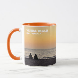 Caneca Navio de vela em Sunset - Venice Beach, CA Mug