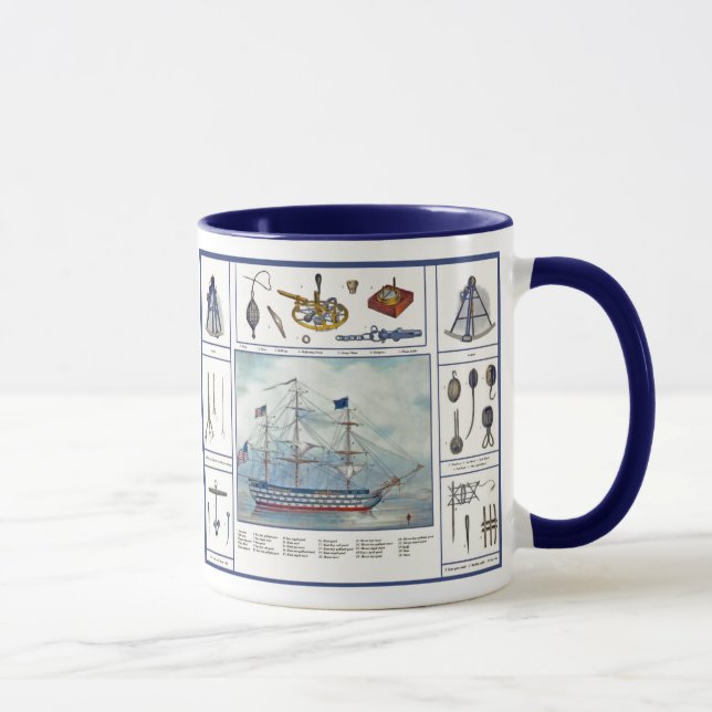 Caneca Navio & mobília (Direita)