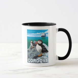 Caneca Navio Puffins & Cruise - Córdova, Alasca