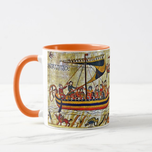 CANECA NAVIOS VIKING BAYEUX TAPESTRY 1066 (Esquerda)