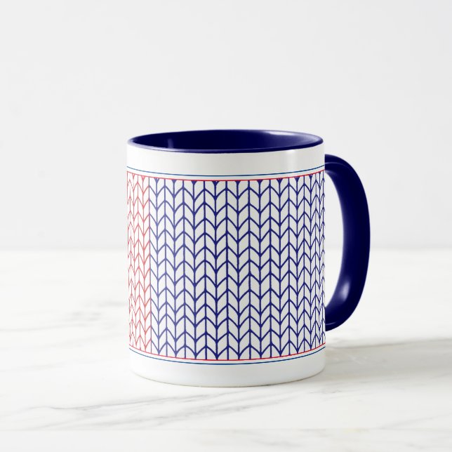 Caneca Navy Combo AMERICAN KNIT (Frente Esquerda)