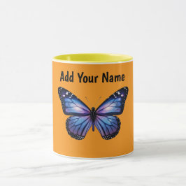 Caneca Nebulosa Cósmica Borboleta Galáxia Personalizada E