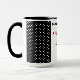 Caneca Negra Engraçada