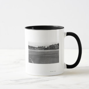 Caneca Nelscott, opinião da praia de Oregon e casas de