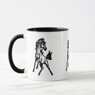 Caneca Nem Uma, Nem Duas, mas Três Potras Travessas