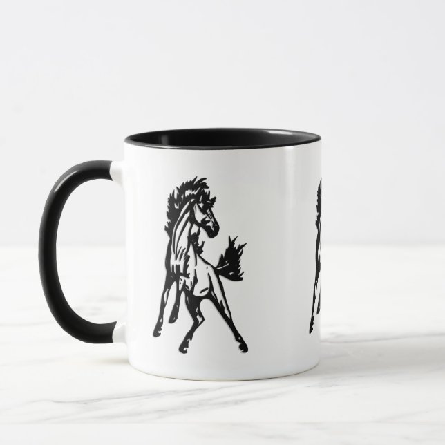 Caneca Nem Uma, Nem Duas, mas Três Potras Travessas  (Esquerda)