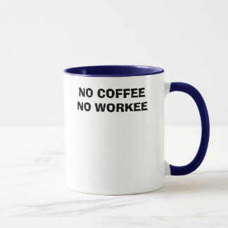 CANECA NENHUM CAFÉ NENHUM WORKEE