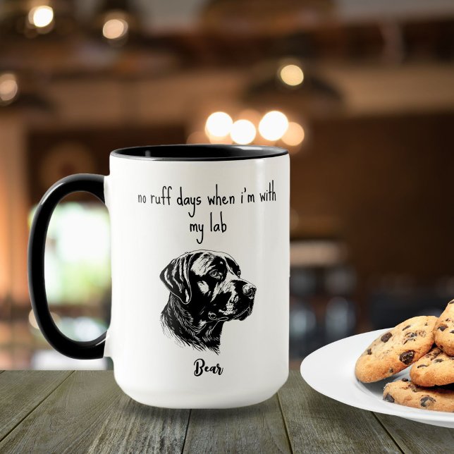 Caneca Nenhum Dia Ruim Com Meu Lab (Criador carregado)