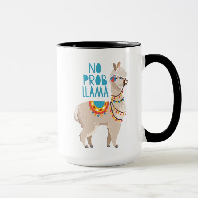 Caneca Nenhum lama de Prob (Direita)