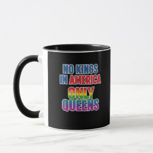 Caneca Nenhum Rei na América, Apenas Rainhas Divertidas L