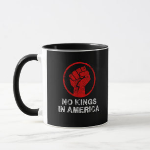 Caneca Nenhum Rei na América desde 1776 Resiste 8647 Band