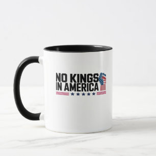 Caneca Nenhum Rei Na América EUA Casual Criativo
