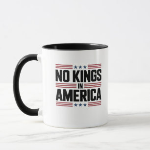 Caneca Nenhum Rei na América EUA Estilo Criativo