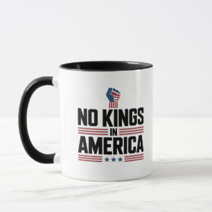 Caneca Nenhum Rei na América EUA Retro Clássico