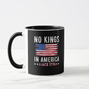 Caneca Nenhum Rei Na América Vintage Patriótico Independê