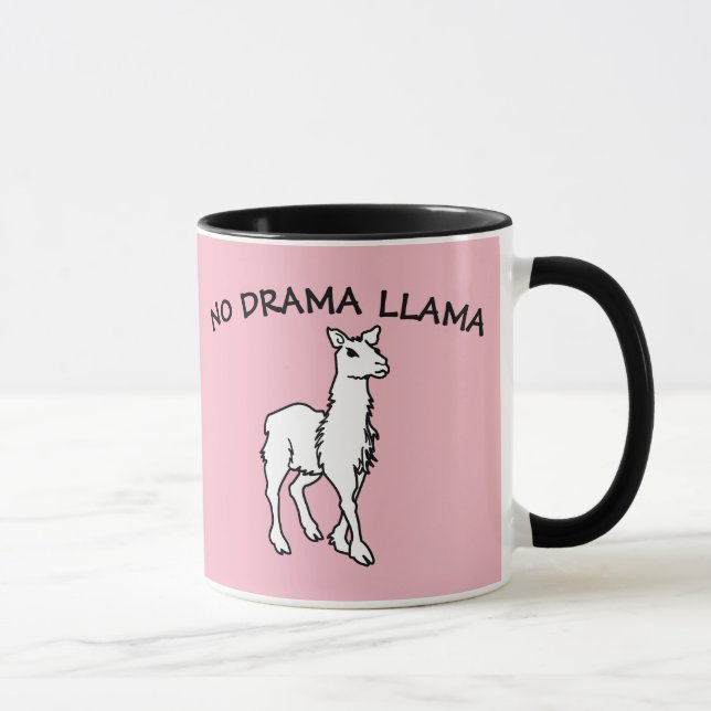 Caneca NENHUMA DRAMA LLAMA Café Mugs (Direita)