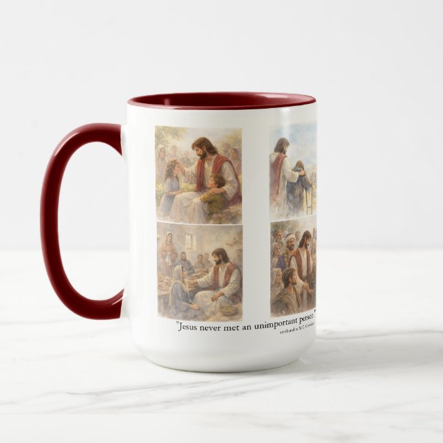 Caneca Nenhuma pessoa sem importância (Esquerda)