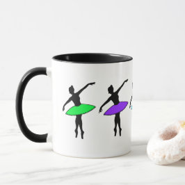 Caneca Neon Ballerinas Balé Poninte Dance Professora Tutu