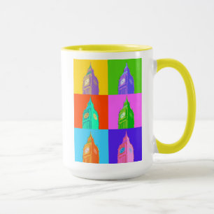 Caneca Néon Big Ben do pop art