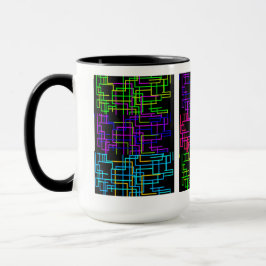 Caneca Neon Cyber Grid