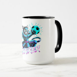 Caneca Neon Cyberpunk Cat Mugs – Gamer Gift Edition