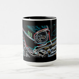 Caneca Neon Effect Revin' 57 Driving the Classics -
